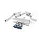 Milltek Cat-back exhaust resonated for Honda Civic 1.5T Si 5 Door Hatch (FK7) (non-GPF) 2015+ - Burnt titanium tips