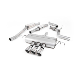 Milltek Cat-back exhaust resonated for Honda Civic 1.5T Si 5 Door Hatch (FK7) (non-GPF) 2015+ - Polished tips