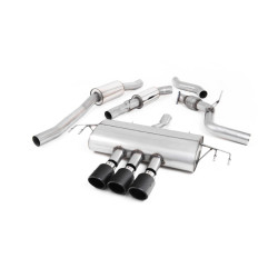 Milltek Cat-back exhaust resonated for Honda Civic 1.5T Si 5 Door Hatch (FK7) (non-GPF) 2015+ - Carbon tips