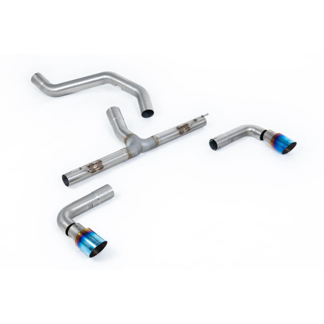 Ispušni sistemi Milltek Milltek GPF-back exhaust non-resonated for INEOS Grenadier B57 3.0 I6 Turbo Diesel (non-GPF) 2023+ - Burnt/blue titanium tips | race-shop.hr