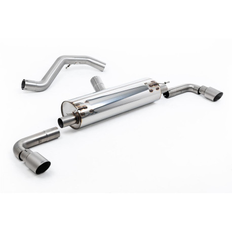 Ispušni sistemi Milltek Milltek GPF-back exhaust resonated for INEOS Grenadier B57 3.0 I6 Turbo Diesel (non-GPF) 2023+ - Twin brushed titanium tips | race-shop.hr