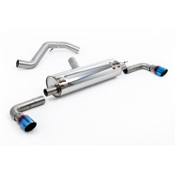 Milltek GPF-back exhaust resonated for INEOS Grenadier B57 3.0 I6 Turbo Diesel (non-GPF) 2023+ - Burnt/blue titanium tips