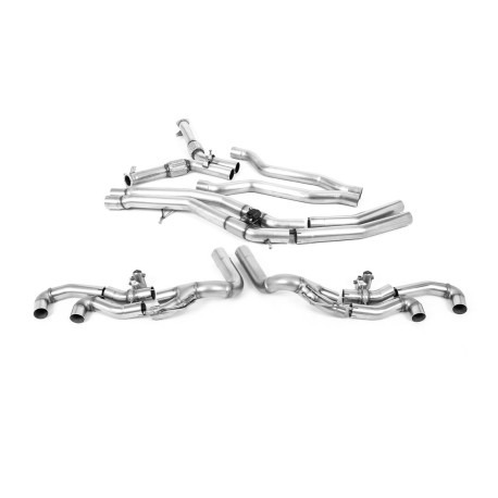 Ispušni sistemi Milltek Milltek GPF-back exhaust for Lamborghini Urus 4.0 Twin Turbo V8 650PS (non-GPF) 2018+ - Brushed titanium tips | race-shop.hr