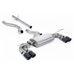 Milltek GPF-back exhaust (louder) for Land Rover Defender 130 3.0 I6 P400 (non-GPF) 2023+ - Carbon tips