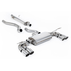 Milltek GPF-back exhaust for Land Rover Defender 130 3.0 I6 P400 (non-GPF) 2023+ - Quad polished tips