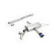 Milltek GPF-back exhaust (louder) for Mini JCW 2.0T B48 (F66) (GPF) 2024+ - Burnt/blue titanium tips