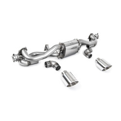 Milltek GPF-back exhaust for Porsche Cayman 718 GT4 4.0 (GPF, Pre) 2020+ - Polished tips