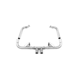 Milltek GPF-back exhaust for Porsche Cayman 718 GTS 2.5T (non-GPF) 2016-2020 - Burnt titanium tips