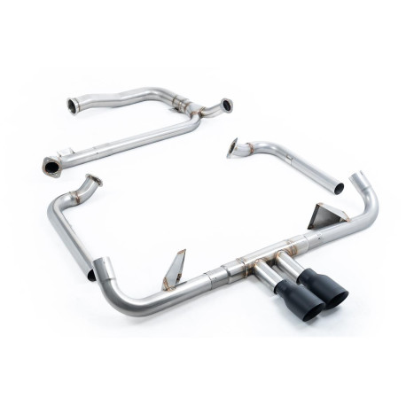 Ispušni sistemi Milltek Milltek Full system with cat replacement pipe for Porsche Cayman 718 GTS 2.5T (non-GPF) 2016-2020 - Dual Cerakote black tips | race-shop.hr