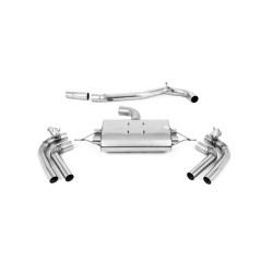 Milltek GPF-back exhaust (louder) for Seat Cupra Formentor 2.0TFSI 4Drive 310PS (GPF) 2021+ - Carbon tips