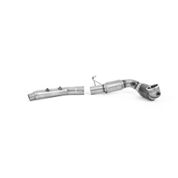 Milltek Large-bore downpipe with sports cat for Seat Cupra Formentor 2.0TSI 245ps (GPF, race cat, for OE system) 2022+