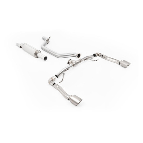 Ispušni sistemi Milltek Milltek GPF-back exhaust (loudest) for Seat Cupra Formentor 2.0TSI 245ps (GPF) 2022+ - Brushed titanium tips | race-shop.hr