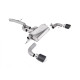 Milltek GPF-back exhaust for Toyota Supra A90 2.0 Turbo B48 (non-GPF) 2021+ - Carbon tips