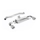 Milltek GPF-back exhaust (louder) for Toyota Yaris Gen 1 2020-2024 - Titanium tips