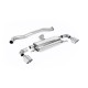 Milltek GPF-back exhaust (louder) for Toyota Yaris Gen 1 2020-2024 - Polished tips