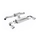 Milltek GPF-back exhaust resonated for Toyota Yaris Gen 1 2020-2024 - Polished tips