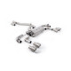 Milltek Cat-back exhaust (louder) valved for Volkswagen Golf Mk7.5 R 2.0 TSI 300PS (GPF) 2019-2022 - Quad titanium tips