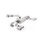 Milltek Cat-back exhaust resonated valved for Volkswagen Golf Mk7.5 R 2.0 TSI 300PS (GPF) 2019-2022 - Polished tips