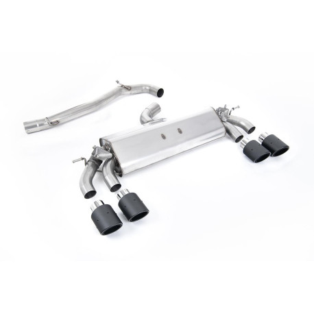 Ispušni sistemi Milltek Milltek Cat-back exhaust (louder) carbon tips for Volkswagen Golf Mk7.5 R 2.0 TSI 310PS (non-GPF) 2017-2021 | race-shop.hr
