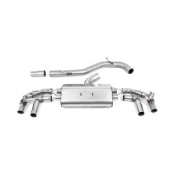 Milltek Cat-back exhaust for Volkswagen Golf Mk8.5 R (non-GPF) 2025+ - Polished tips