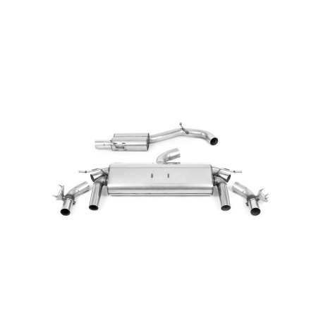Ispušni sistemi Milltek Milltek Cat-back exhaust for Volkswagen T-Roc R 2.0TSI 300ps 2022+ - Quad burnt titanium tips | race-shop.hr
