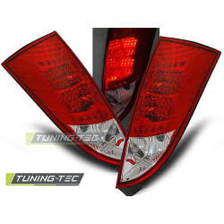 LED stražnja svjetla FORD FOCUS MK1 10.98-10.04 hatchbackcrveno bijela LED