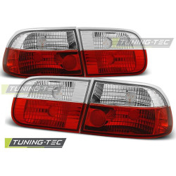 TUNING-TEC stražnja svjetla za HONDA CIVIC0 9.91-08.95 3D (bez homologacije), crveno-bijela