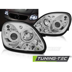 TUNING-TEC farovi (Angel Eyes) za MERCEDES R170 SLK 04.96-04 (H1), krom