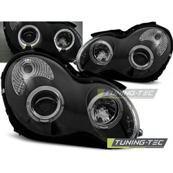 Farovi angel eyes crna za MERCEDES W203 C-KLASA 07.00-03.04