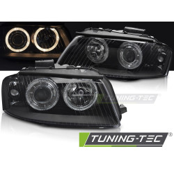 TUNING-TEC farovi (Angel Eyes) za AUDI A3 8P 05.03-03.08 (H7), crna