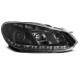 Farovi i rasvjeta TUNING-TEC farovi (True DRL) za VW GOLF 6 10.08-12 (H7/H1), crna | race-shop.hr