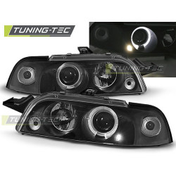 Farovi FIAT PUNTO 1 11.93-09.99 angel eyes BLACK