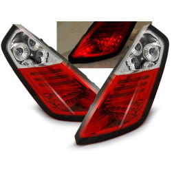 TUNING-TEC LED stražnja svjetla za FIAT GRANDE PUNTO 09.05-09, crveno-bijela