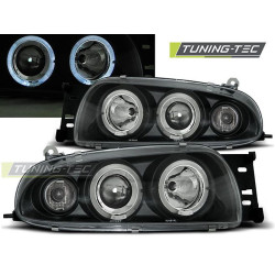TUNING-TEC farovi (Angel Eyes) za FORD FIESTA MK4 10.95-08.99 (H1), crna