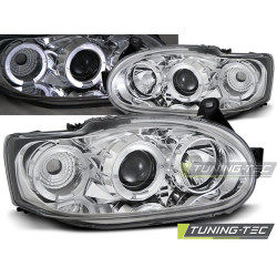 Farovi FORD ESCORT MK7 02.95-00 angel eyes krom