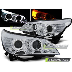 Farovi angel eyes krom za LED INDIKATOR BMW E60/E61 03-07