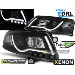 TUNING-TEC farovi (Tube Light, DRL) za XENON AUDI A6 C6 04-08 (D2S/H1), crna