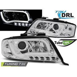 TUNING-TEC farovi (Tube Light, DRL) za AUDI A6 06.01-05.04 (H1), krom