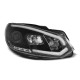 Farovi i rasvjeta TUNING-TEC farovi (Tube Light, DRL) za VW GOLF 6 10.08-12 (H7/H1), crna | race-shop.hr