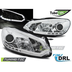 Farovi cijevno svjetlo drl krom za VW GOLF 6 10.08-12