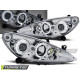 TUNING-TEC farovi (Angel Eyes) za PEUGEOT 307 04.01-06.05 (H1), krom