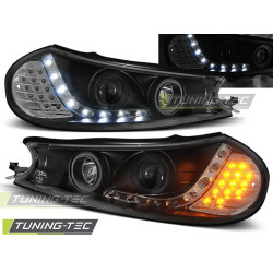 TUNING-TEC farovi (DRL) za FORD MONDEO 10.96-08.00 (H1), crna, V2