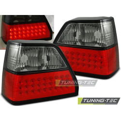 TUNING-TEC LED stražnja svjetla za VW GOLF 2 08.83-08.91, crveno-dimljena