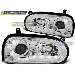 TUNING-TEC farovi (DRL) za VW GOLF 3 09.91-08.97 (H1), krom