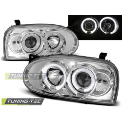 Farovi angel eyes krom za VW GOLF 3 09.91-08.97