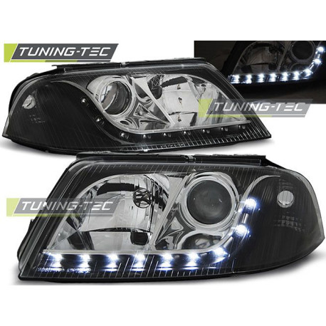 Farovi i rasvjeta TUNING-TEC farovi (DRL) za VW PASSAT 3BG B5 FL 09.00-03.05 (H7), crna | race-shop.hr