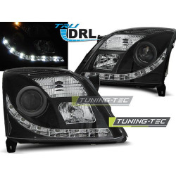 TUNING-TEC farovi (True DRL) za OPEL VECTRA C 04.02-08.05 (H7/H1), crna