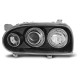 Farovi i rasvjeta TUNING-TEC farovi (Angel Eyes) za VW GOLF 3 09.91-08.97 (H7), crna, V2 | race-shop.hr