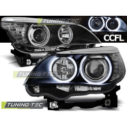 Farovi angel eyes ccfl crna za BMW E60/E61 03-07