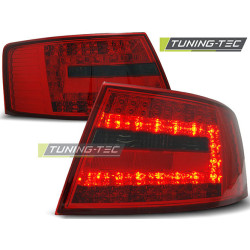 TUNING-TEC LED stražnja svjetla za AUDI A6 C6 SEDAN 04.04-08, crveno-dimljena, V1